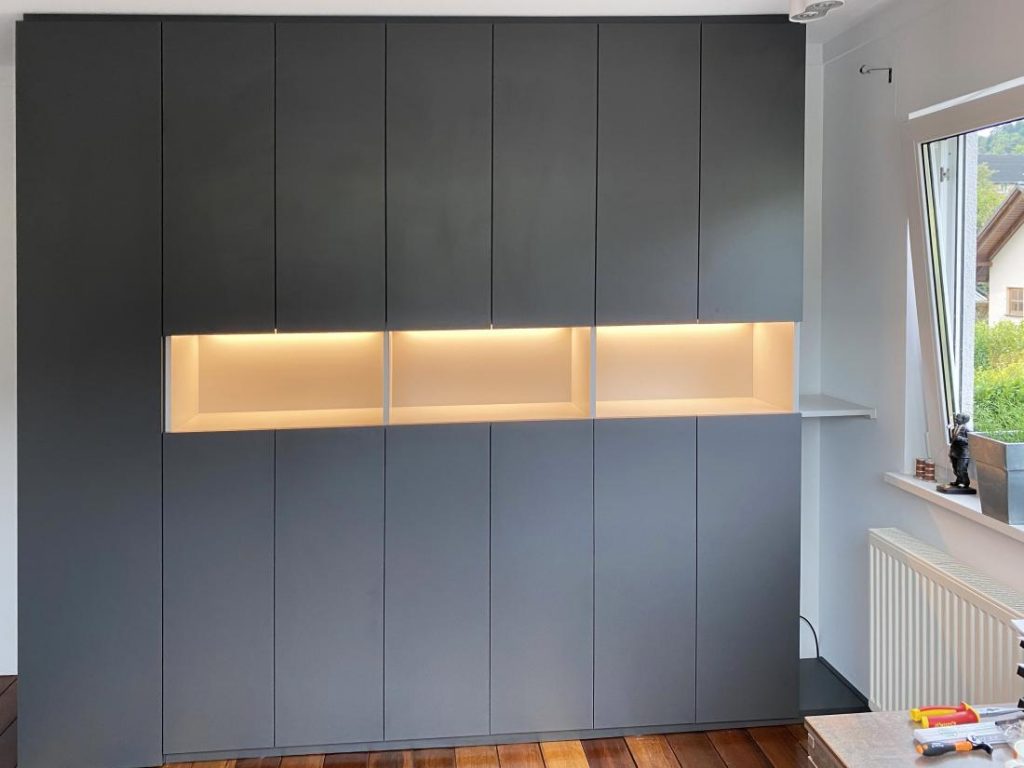 Büroschränke & Ablagen (nachher) | Kleinholz Innenausbau - Mark Klein