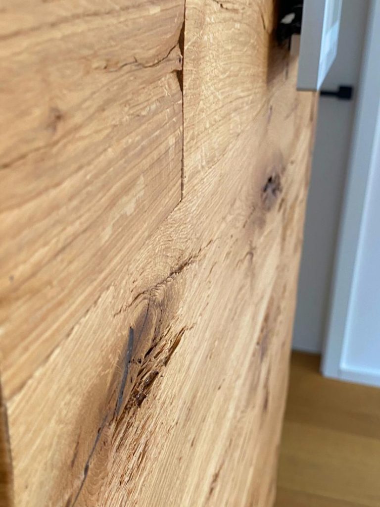 Wandverkleidung - Eiche/Spaltholz | Kleinholz Innenausbau - Mark Klein